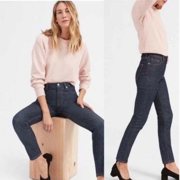 Everlane High Rise Skinny Jeans Size 26 Ankle - Picture 1 of 10